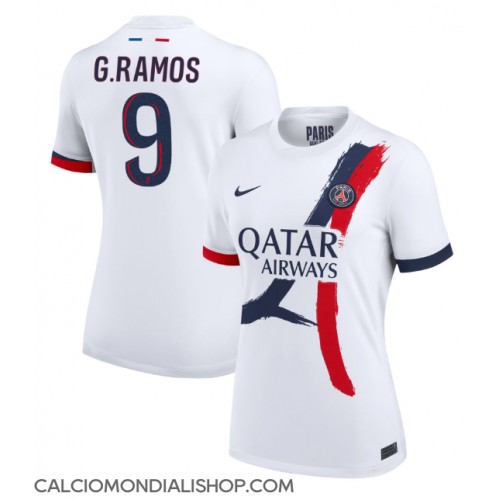 Maglie da calcio Paris Saint-Germain Goncalo Ramos #9 Seconda Maglia Femminile 2024-25 Manica Corta